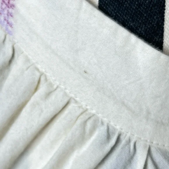 J. Jill Barley Multi Sz XL Cotton Blend Boho Oversized Split-Neck Top - Picture 7 of 12